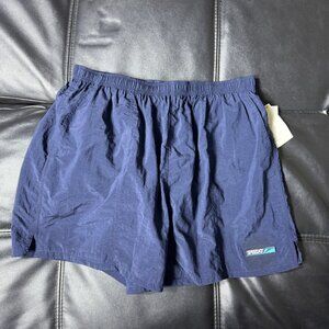 NWT Speedo Men's Swim Trunk Shorts Blue Mesh Lined Logo Drawstring Size XL